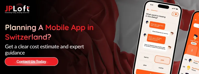 Planning A Mobile App in Switzerland